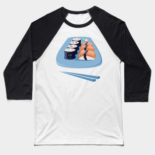 Funny rolls and sushi Baseball T-Shirt